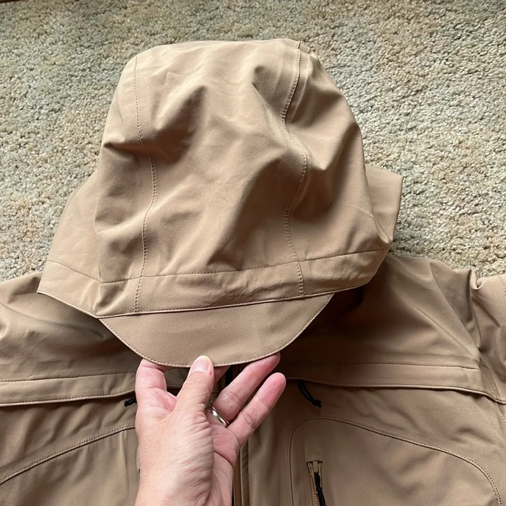 5.11 Tactical Series Tan Performance Jacket with Hood - Picture 6 of 13